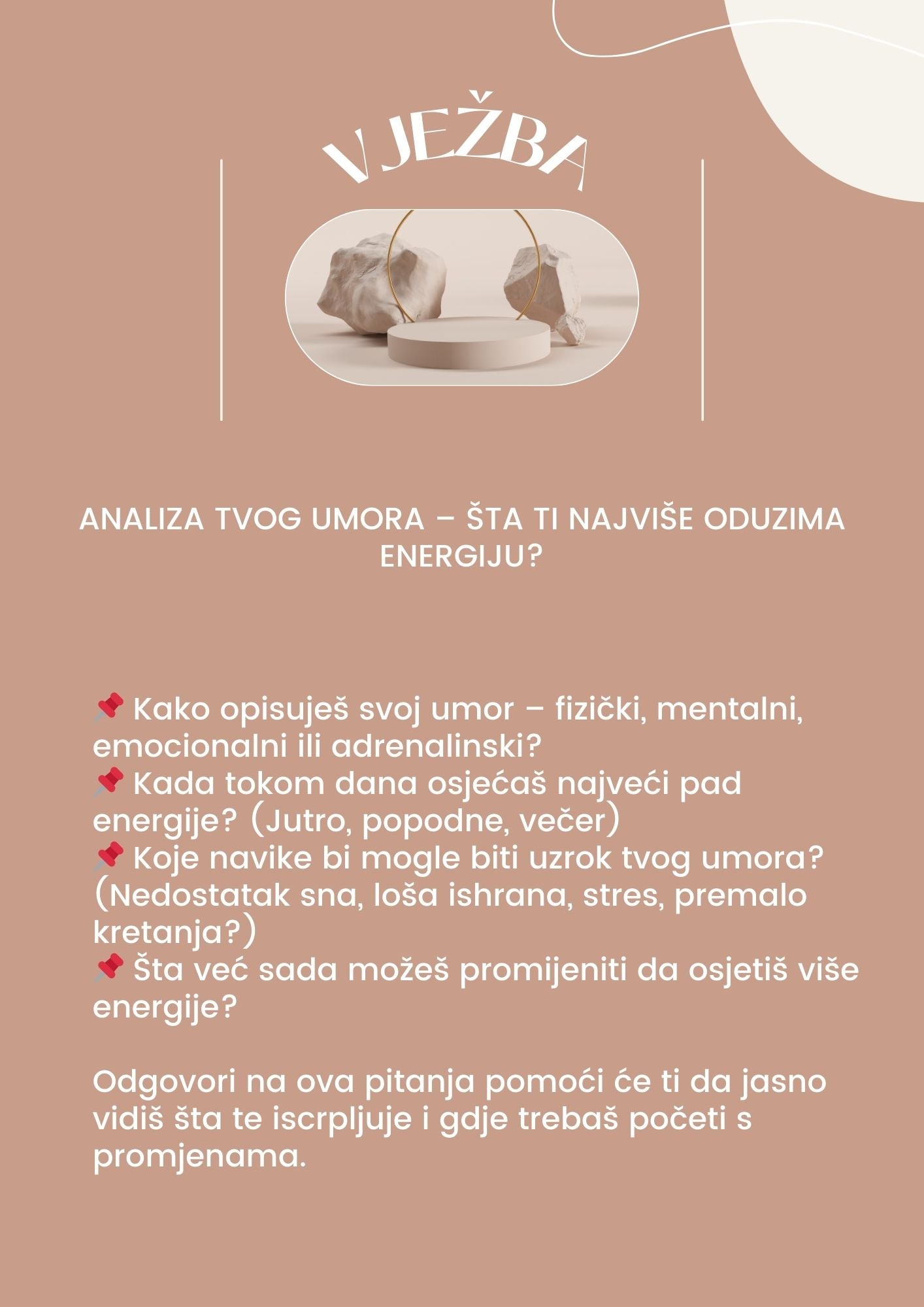 Od umora do energije