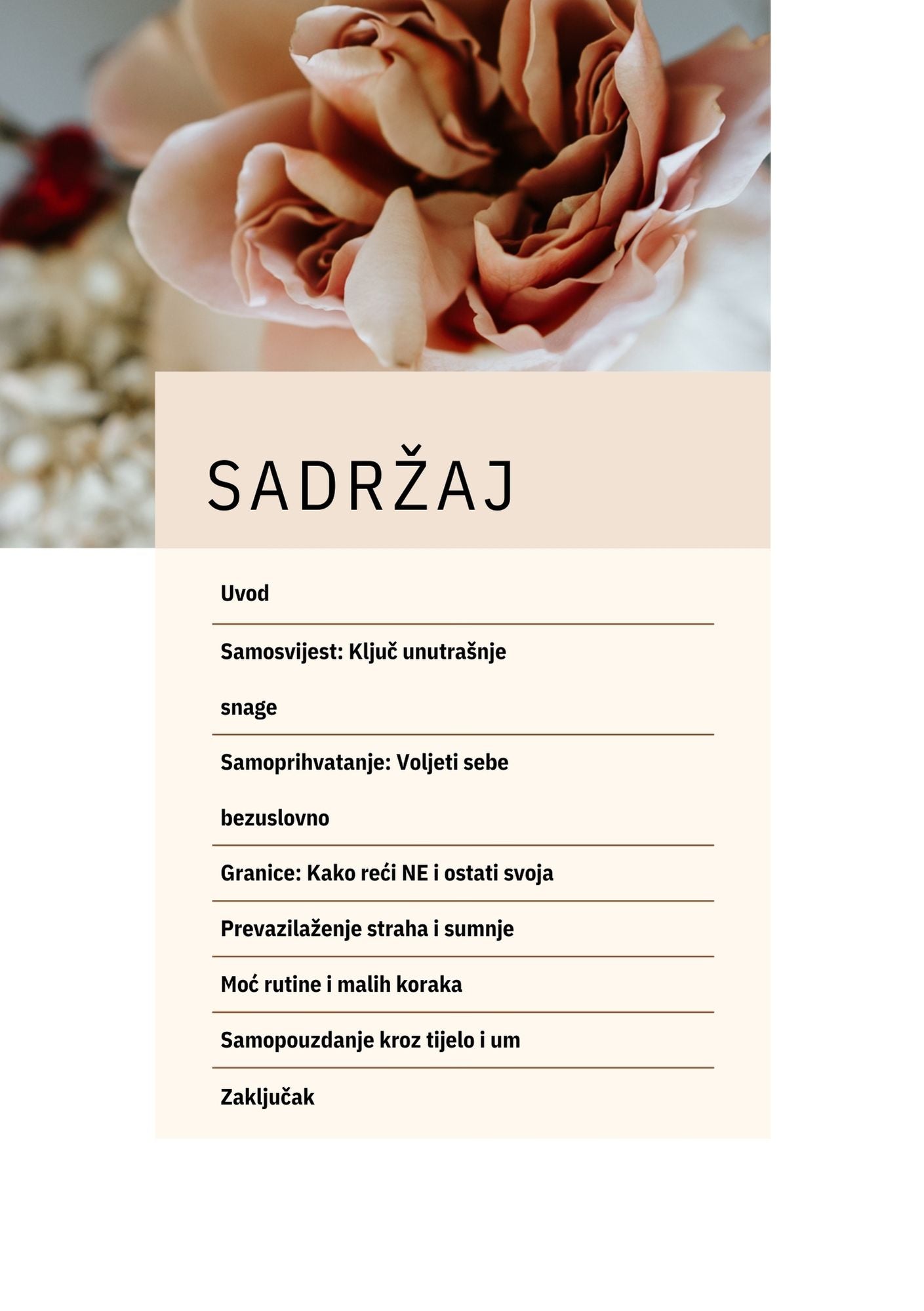 Osnažena Ja- Tvoje pravo, a ne privilegija