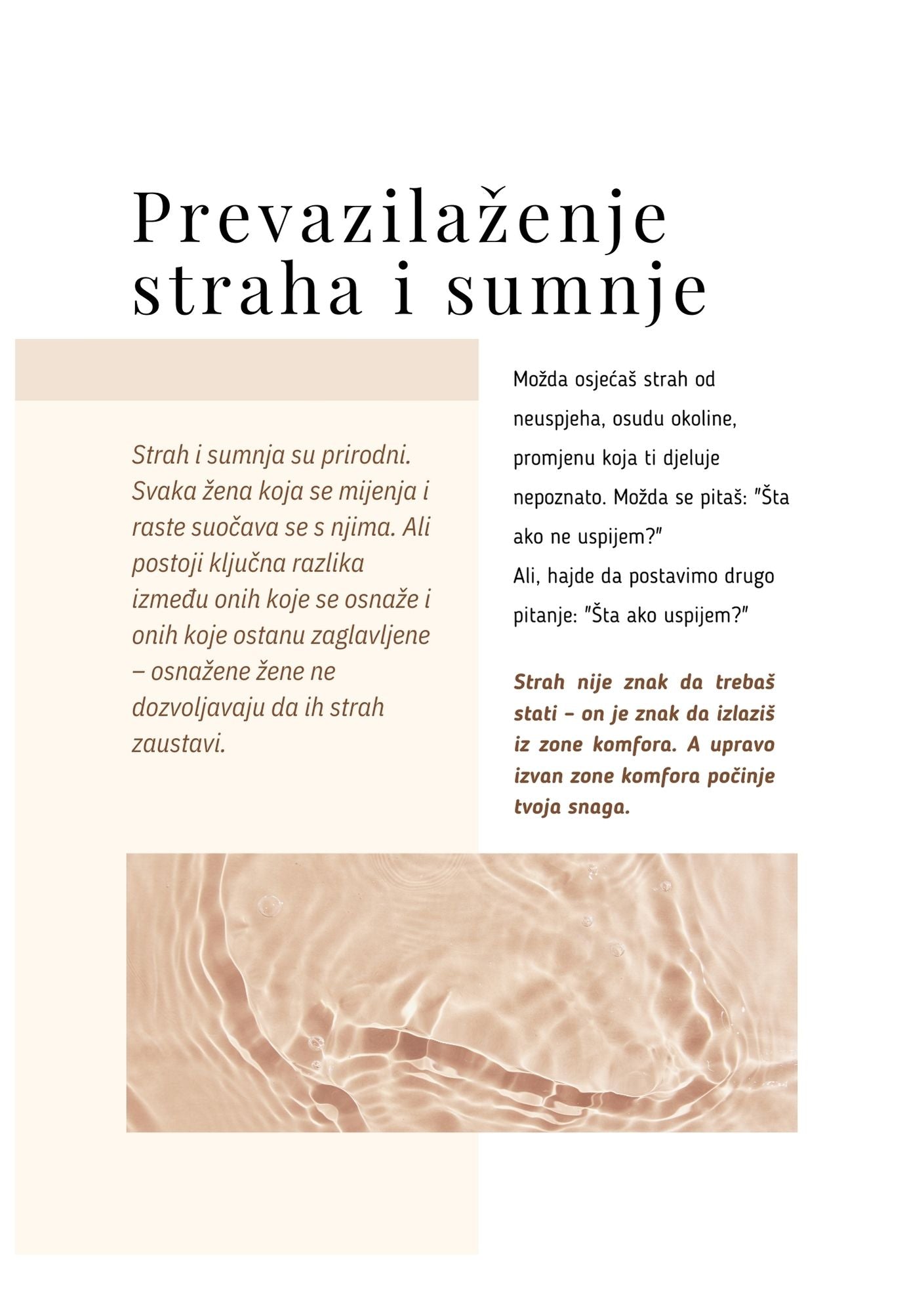 Osnažena Ja- Tvoje pravo, a ne privilegija