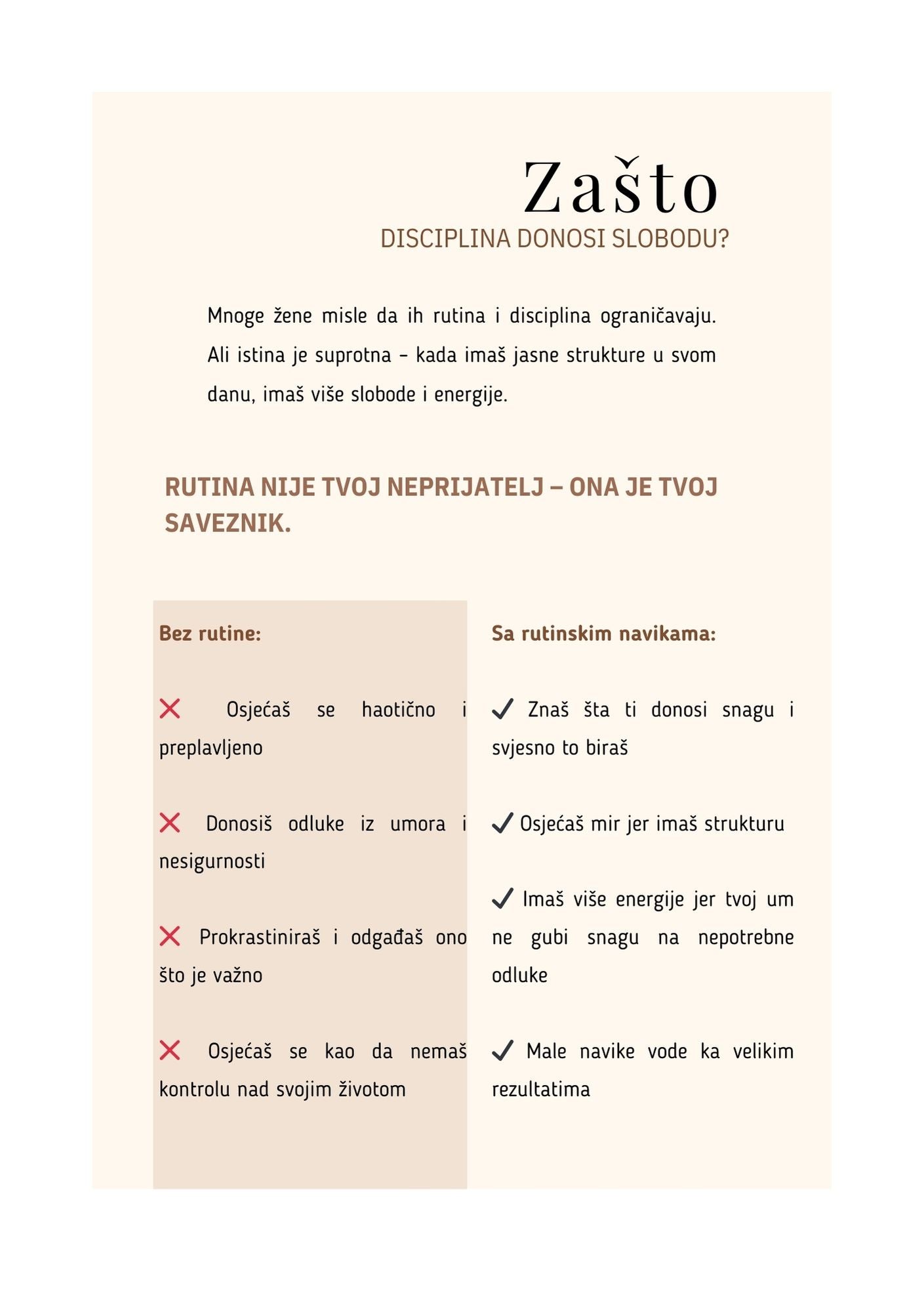 Osnažena Ja- Tvoje pravo, a ne privilegija