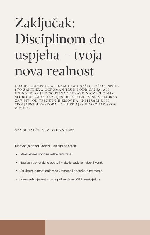 Disciplinom do uspjeha