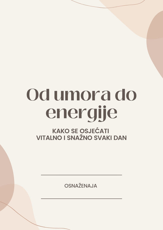 Od umora do energije